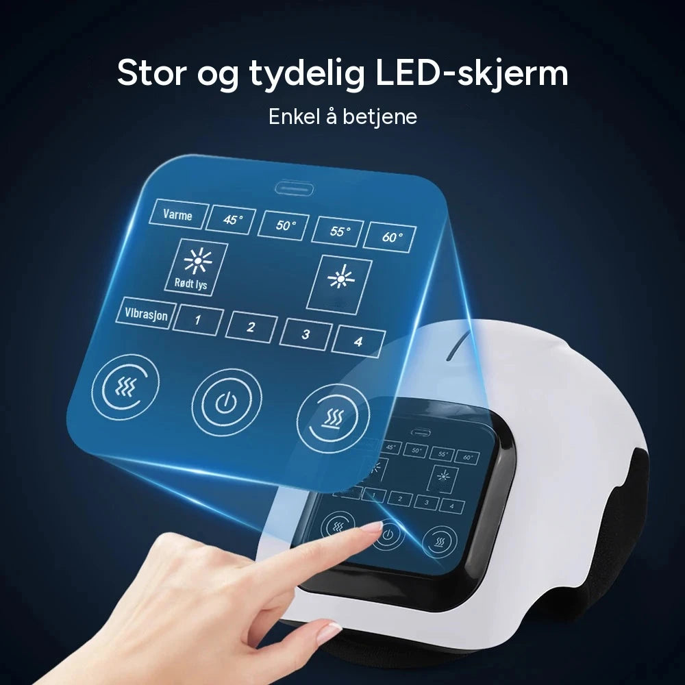 Stor og tydelig LED-skjerm som er enkel å betjene
